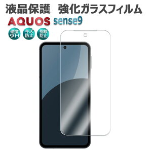 AQUOS sense10 SH-53F SH-M33 / AQUOS sense9 SH-53E SHG14 SH-M29 ���p �����K���X�t�B���� �t���ی�t�B���� �K���X �t�B���� �ώw�� ������ �\�ʍd�x 9H �ƊE�Ŕ�0.3mm�̃K���X 2.5D ���E���h�G�b�W���H �t���K