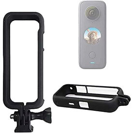 Insta360 one X2 Insta360 X4 Insta360 X5 対応 フレーム 保護ハウジング ケース バッテリー交換可能 三脚装着 1/4インチネジ穴付き insta360 one X2 insta360 X4 パノラマカメラアクセサリー 送料無料