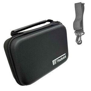 Osmo Pocket 4/Pocket 3/Xtra Muse �Ή� �{�́��A�N�Z�T���[���[�P�[�X PU �h�� �o�b�O �S�ʕی� �ϏՌ�/�V�����_�[�X�g���b�v �t�� �S�ʕی� �I�Y���|�P�b�g4��e�ʖh�o�ϏՌ����[�L�����[�o�b�O pocke