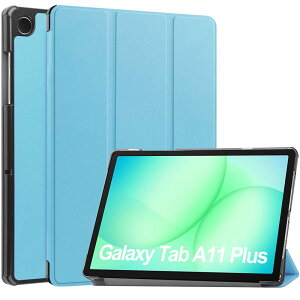 Galaxy Tab A11+ SM-X230NZAAXJP �^�u���b�g�P�[�X �J�o�[ �X�^���h�@�\�t���P�[�X �O�� �J�o�[ ���^ �y�ʌ^ �X�^���h�@�\ ���i��PU���U�[�P�[�X Galaxy Tab A11+ SM-X230NZAAXJP