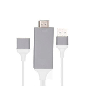 iPhone iPadp HDMI ϊA_u^[Lightning ϊP[u erڑ 1080P 𑜓x HDMIP[u USBX to HDMIRlN^@iphoneXS iphoneXS Max iphoneXR 