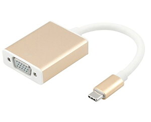 yz USB3.1 Type-C to VGA@ϊA_v^ (^CvCIX-VGAXA_v^[) Apple MacBook/Google ChromeBook Pixel ȂC[qڂ̃foCXɑΉ