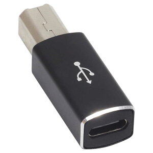 USB Type-B to Type-C ϊA_v^ USBϊRlN^ B^CvvO - C^Cv\Pbg USB-TypeB 2.0 (IX) - USB-TypeC (X) p A_v^ Ldl f[^ʐM 480Mbps Ή 