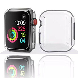 【送料無料】AppleWatch Serise 4/5ケース（2個セット） 全面保護 Apple Watch カバー TPU素材 柔らかい 耐衝撃 脱着簡単 高透光 高感度 For AppleWatch Serise 4/5ケース(サイズ選択可能）