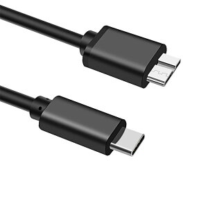Type-C USB C-Micro USB3.0(10Pin)P[u 100cm iIX-IXjUSB Type-C @ΉOthddP[u USB Type C to Micro USB 3.0 10Pin}[d5Gbpsf[^] MacbookiProj/HDDOtn[hhCu/Seagate/Camera 