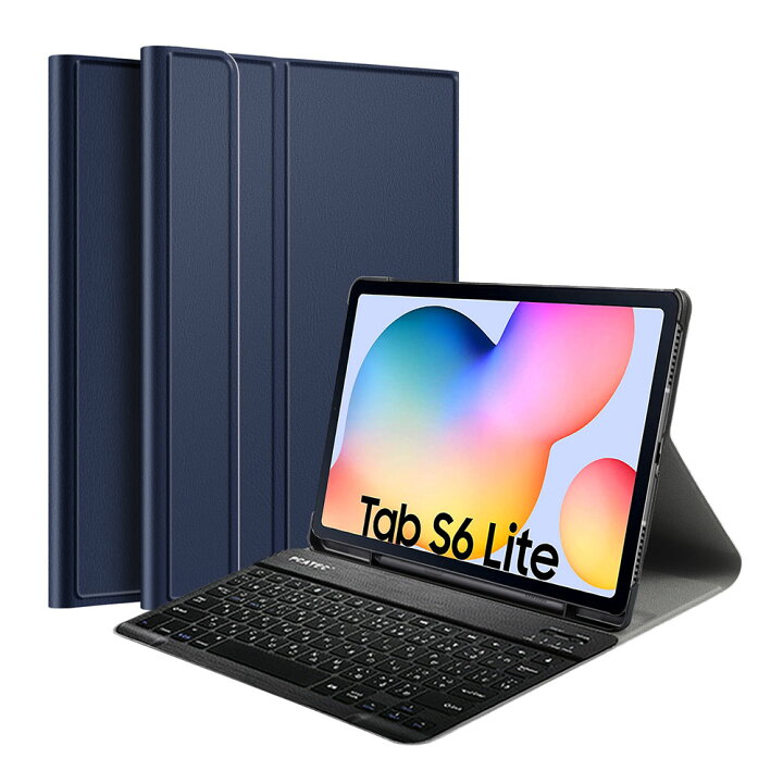 楽天市場】Galaxy Tab S6 Liteレザーケースキーボード ペン収納 