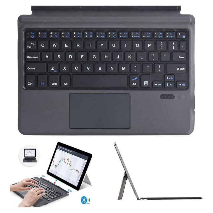 楽天市場】Surface Go Go2 Go3 通用Bluetoothスマートキーボード 