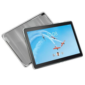 �y���������zNEC LAVIE Tab E TE410/JAW PC-TE410JAW/Lenovo tab M10 �P�[�X �N���A ���� TPU�f�� �ی�J�o�[�w�ʃP�[�X ���y�� �ɔ������h�~
