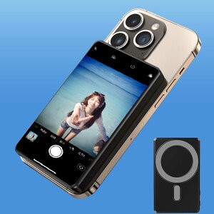 B胂j^[5.2inch OJA^C~[O CCXfBXvC Bluetooth MagSafeΉ iphonẻʂj^[ɉf BEBeEEVlogECuzMETikTok Ή iO