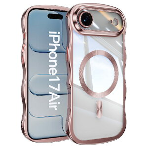 iPhone17 /16�V���[�Y �p iPhone17E�@iPhone17 iPhone17 Pro iPhone17 Air iPhone17 Pro Max �P�[�X �J�o�[ �ϏՌ� �N���A MagSafe�����O���� �w�ʃN���A�ی�P�[�X �����Y�S�ʕی� �肪���Ȃ� ���˂��� ����Ȑ��d
