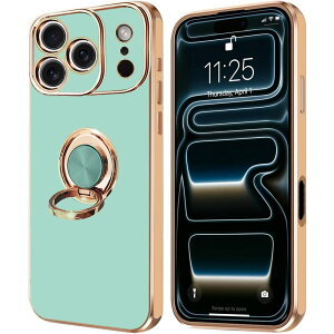 iPhone17 / iPhone17 Pro / iPhone17 Air / iPhone17 ProMax ケース カバー スマホケース ソフトケース リング TPU保護ケース リングスタンド 耐衝撃 スタンド機能付き 360回転 アイフォン17 アイフォン17プロ ア