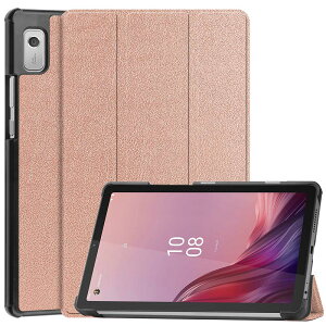 NEC LAVIE Tab T9/Lenovo Tab M9 9inch �P�[�X �J�o�[ �O�� ���^ �y�ʌ^ �X�^���h�@�\ PU���U�[���m�{ �^�u �G���i�C�� ZAC30178JP ��������