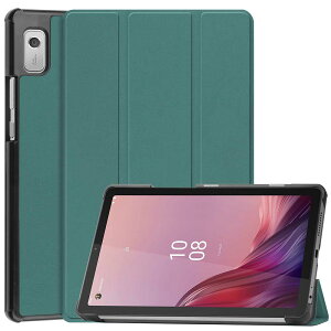 NEC LAVIE Tab T9/Lenovo Tab M9 9inch �P�[�X �J���t���J�o�[ �O�� ���^ �y�ʌ^ �X�^���h�@�\ PU���U�[���m�{ �^�u �G���i�C�� ZAC30178JP ��������