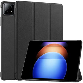 シャオミ Xiaomi Pad 6S Pro 12.4インチ用 ケース カバー 傷つけ防止 スタンドカバー薄型 軽量 三つ折 内蔵マグネット開閉式 PUレザーカバー 全面保護シャオミ パッド 6s Pro 送料無料