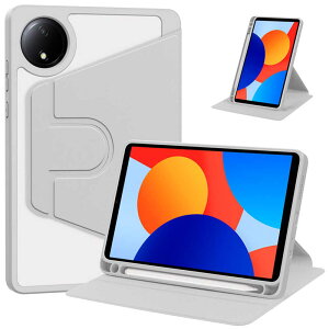 360�x��] xiaomi redmi Pad SE8.7�C���`�@�X�}�[�g�J�o�[ �c�u�� ���u�� ��G�� �ϏՌ� ���� �y�ʃJ�o�[�X�^���h �w�ʓ����J�o�[ �N���A PU���U�[�V���I�~ ���b�h�~�[ �p�b�h �G�X�C�[ 8.7�C���`