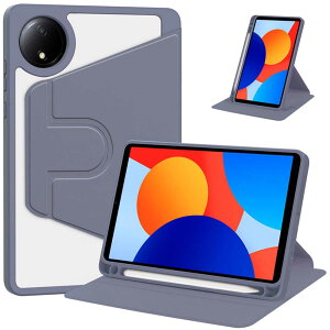 360�x��] xiaomi redmi Pad SE8.7�C���`�@�X�}�[�g�J�o�[ �c�u�� ���u�� ��G�� �ϏՌ� ���� �y�ʃJ�o�[�X�^���h �w�ʓ����J�o�[ �N���A PU���U�[�V���I�~ ���b�h�~�[ �p�b�h �G�X�C�[ 8.7�C���`