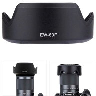 可逆式レンズフードEW-60F キヤノンEW-60F交換用 キヤノンRF-S18-150mm F3.5-6.3 IS STM EF-M18-150mm F3…