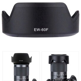 可逆式レンズフードEW-60F キヤノンEW-60F交換用 キヤノンRF-S18-150mm F3.5-6.3 IS STM EF-M18-150mm F3.5-6.3 IS STMカメラレンズ用 送料無料