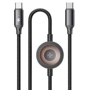 2in1 }[dP[u USB-C to USB-C & iWatchC[dP[u 60W PDΉ iPhone 16 [d Watch[d EHb` P[u u[d f[^] Type-C P[u MacBook iPad iPhone 16/15 Xperia Galaxy And