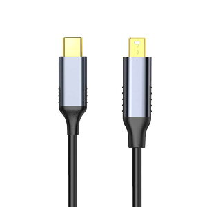 Type-C to MiniDP (Mini Display Port) �ϊ� �A�_�v�^20CM�I�X���X ���𑜓x�Ή� �T�|�[�g4K�o�� USB - C to Mini DP Mini DisplayPort�I�X�I�X1.8Mfor Apple Macbook�AChromebook Pixel TYPEC-MINIDP-1for Apple Macbook�AChromebook Pixel Gala