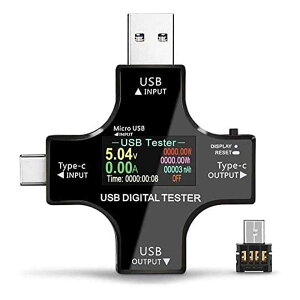 dd`FbJ[ USB[^[eX^[ IPSJ[fW^LCDXN[Type-C eX^[ d/d/R/x/ʓd/eʂȂǕ\ł 3.60~32.0V 0~8A OTGΉ 