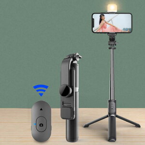 X}zB_ Or LEDCg Rt y ܂肽ݎ RpNg360°]  ZJ_ 10mu px Ў葀 B胉CgX^h selfie stick tripod Or rp iphone