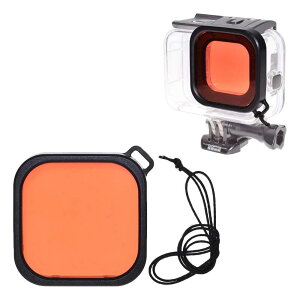 GoPro HERO13/12/11/10/9�Ή� �h���n�E�W���O�p �݊������Y�t�B���^�[ �����_�C�u�n�E�W���O�h���P�[�X��Ή� ���[��3�`25m�̐F�̐����ŐF�␳