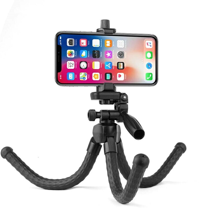 楽天市場 スマホ 三脚 くねくね どこでも固定可能 3way雲台 ミニフレキシブル三脚 Ipad 対応 軽量 コンパクト カメラ三脚 耐荷重1kg 卓上三脚 自撮り 360度回転 Vct 3280 Pcastore