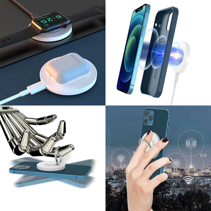 楽天市場】3 in 1 ワイヤレス充電器 Magsafe対応iphone用 AirPods用 