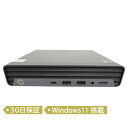 【中古】HP ProDesk 400 G6 DM/CT/Core i5-10500T 2.30GHz/メモリ 8GB/SSD 256GB/Windows 11 Pro 64bit/デスクトップ【B】