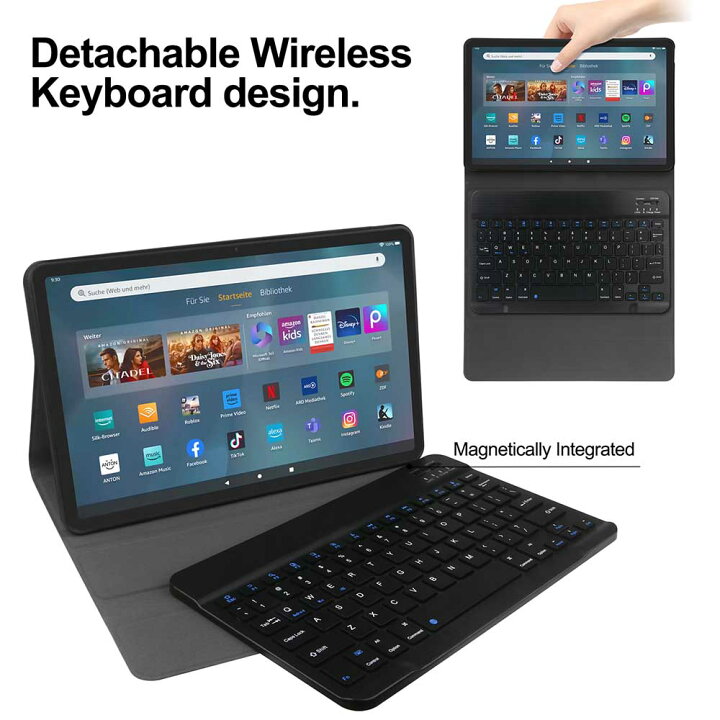 楽天市場】Amazon Fire Max 11inch タブレット用 Bluetooth キーボード  