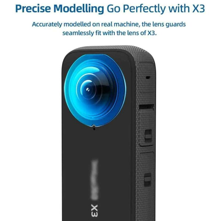 楽天市場】Insta360 X3用 Insta360 X4用 粘着式レンズガード パノラマ 