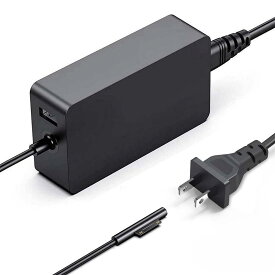 Surface Pro 5/ Pro 6 マイクロソフト 44W 充電器 15V 2.58A Table Charger 電源ACアダプター タブレットAC充電器 マイクロソフト サーフェス 44W 互換電源アダプタ AC Charger