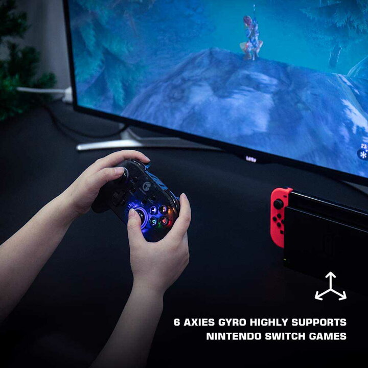 新着商品 Gamesir T4 Proコントローラー Bluetooth 2 4ghz Usb接続可能 ６軸ジャイロセンサー 二重振動 Hd振動 連射機能 バックライト機能 背面ボタン付き Ios Android Pc Shipsctc Org