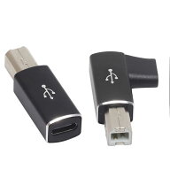 USB Type-B to Type-C 変換アダプタ USB変換コネクタ Bタイププラグ - Cタイプソケット USB-TypeB 2.0 (…