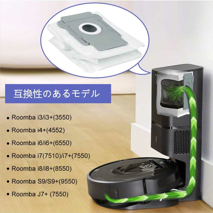 楽天市場】ルンバ 紙パック ロボット掃除機ルンバ 交換用紙パック 2枚 