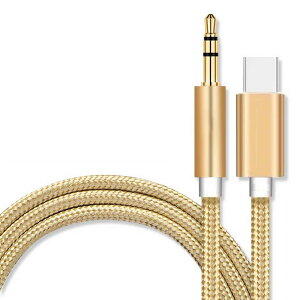 AUX�P�[�u�� �^�C�vc USB C to 3.5mm �X�e���I�P�[�u�� 1m �����ϊ��P�[�u�� DAC���� �n�C���]���� Type C to 3.5mm �I�[�f�B�I�P�[�u�� Hi-Fi���� �i�C�����҂� ���ϋv�� �w�b�h�z��/iPhone 15/�ԍڗp/PC/MP3/