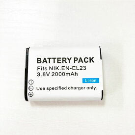 NIKON EN-EL23対応互換バッテリー ☆COOLPIX P600