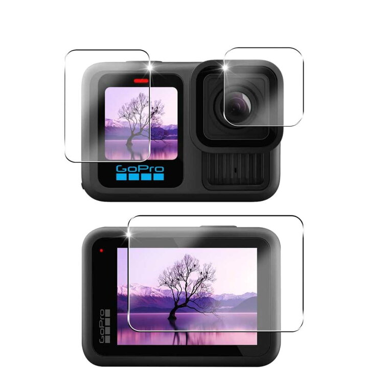 楽天市場】GoPro HERO13用ガラスフィルム ゴープロ13保護強化ガラス 