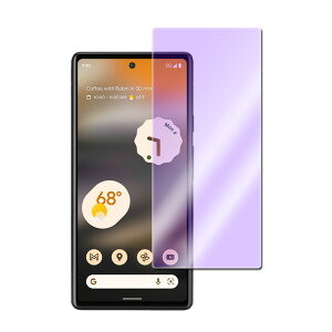 Google Pixel 6a �u���[���C�g�J�b�g�����K���X �t���ی�t�B���� �K���X�t�B���� �ώw�� ������ �\�ʍd�x 9H �ƊE�Ŕ�0.3mm�̃K���X���̗p 2.5D ���E���h�G�b�W���H�@�K���X�t�B����