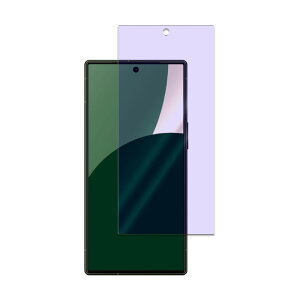 AQUOS R9 SH-51E ブルーライトカット 強化ガラス 液晶保護フィルム ガラスフィルム 耐指紋 撥油性 表面硬度 9H 業界最薄0.3mmのガラスを採用 2.5D ラウンドエッジ加工 アクオス アールナイン 送料無