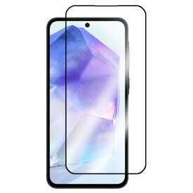 Galaxy A55 5G SC-53E SCG27スマホ強化ガラスフィルム 耐衝撃 3D全面保護強化ガラスフィルム ラウンドエッジ加工 98%透過率 3D Touch対応 高透明度 ギャラクシー エー55