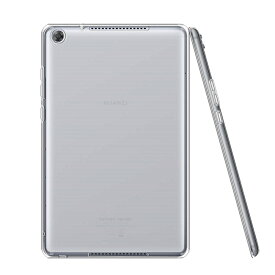 Huawei MediaPad M5 Lite 8 タブレットケース クリア 透明 TPU素材 保護カバーJDN2-L09専用 背面ケース 超軽量 極薄落下防止 ファーウェイ メディアパット ライト8 カバー