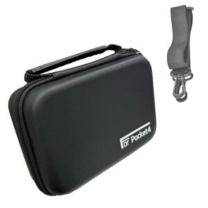 Osmo Pocket 4/Pocket 3/Xtra Muse �Ή� �{�́��A�N�Z�T���[���[�P�[�X PU �h�� �o�b�O �S�ʕی� �ϏՌ�/�V�����_�[�X�g���b�v �t�� �S�ʕی� �I�Y���|�P�b�g4��e�ʖh�o�ϏՌ����[�L�����[�o�b�O pocke