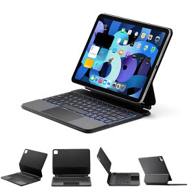 iPad 10.9inch 第10世代 iPad Air 11inch Air5 Air4 Pro11inch 2018 2020 2021 ワイヤレス bluetooth キーボード タッチパッド 磁力吸着 カバー リチウムバッテリー内蔵 人気 かっこいい リモートワーク アイパッド エア11インチ エアー5 エアー4 プロ11 送料無料