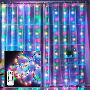 yzJ[eCg 3mx3m C~l[VCg 300LED 8[h tFA[Cg Rt 8ނ̏Ɩ[h USBd C~l[V IP44h NX}X//a/p[