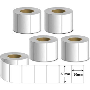 ���M���x���V�[�� 50mmx30mm 5���v3500�� �T�[�}�����x���v�����^�[�p �Ɩ��p ���S ��` ���x���X�e�b�J�[�A����PD���x�� �X�ֈ��� QR/�o�[�R�[�h �l�D �H�i�\�� ����� �A�h���X ���b�s���O DIY