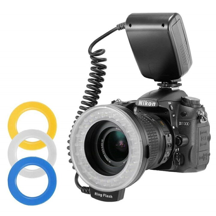 楽天市場】【送料無料】カメラ/一眼レンズカメラ用 接写専用ストロボ 