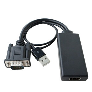 yzVGA to HDMI Ro[^[ϊP[u28CM USBd&T|[gdl2FI