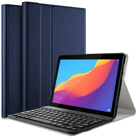 HUAWEI MediaPad M5 Lite 10 タブレット専用超薄レザーTPUケース付き Bluetooth キーボード BAH2-W19 かな入力対応☆US配列